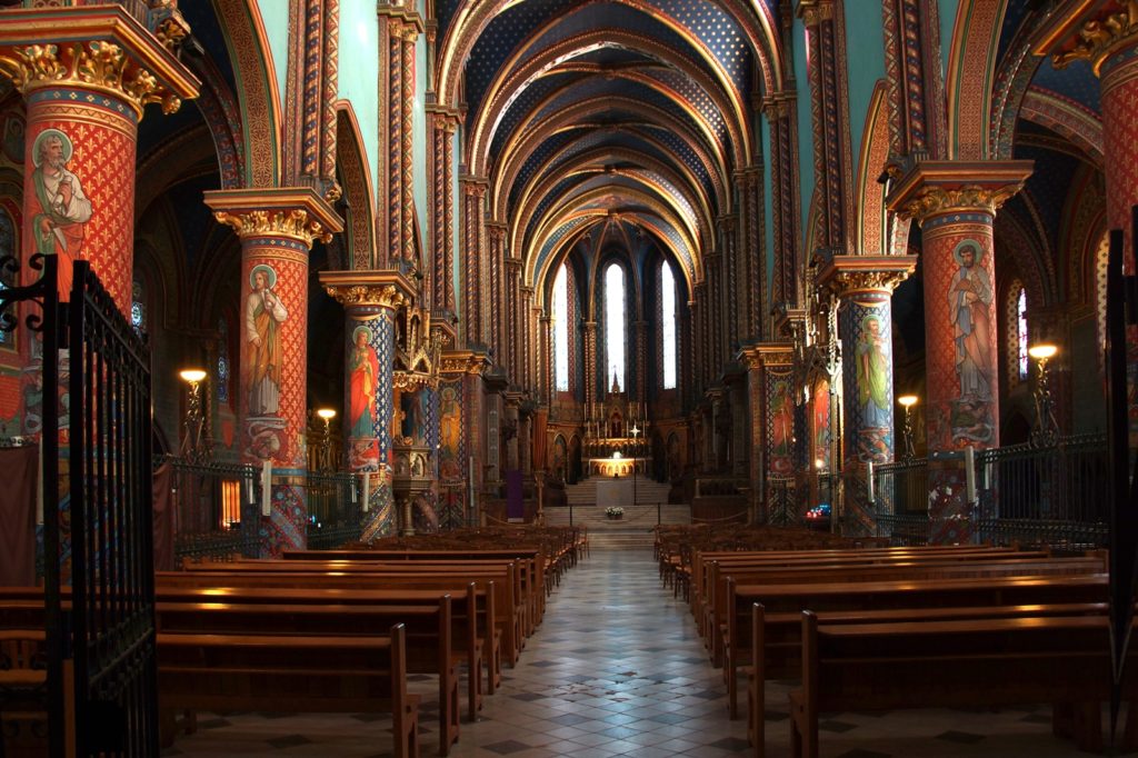L’intérieur de l’abbaye
