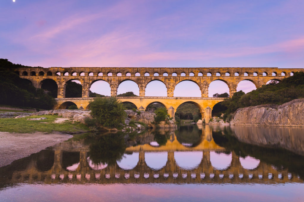 Le Pont du Gard<br>Source : <a href=